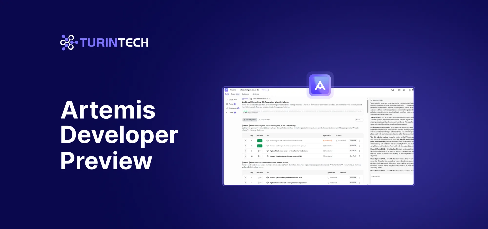 TurinTech Ends “Prompt Roulette” with Artemis Developer Preview: The First AI Engineering Platform Built for Real-World Codebases